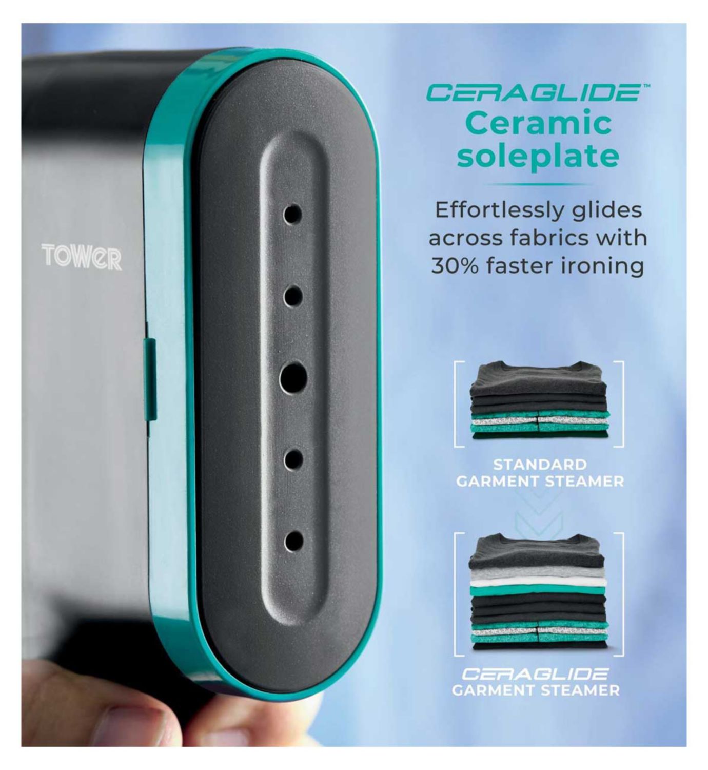 Tower digital garment steamer, imported from the UK