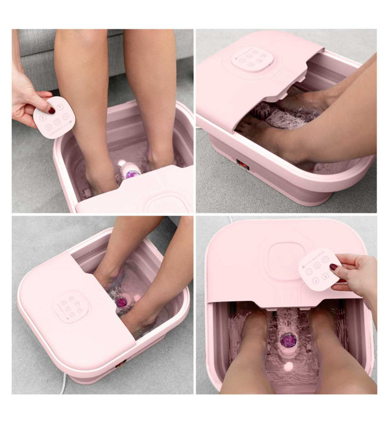 Rio Deluxe Foldaway Foot Spa in pink (British brand)