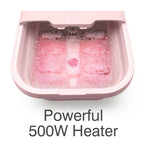 Rio Deluxe Foldaway Foot Spa in pink (British brand)