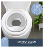 Dreambaby contoured potty seat and step stool set grey (British brand)