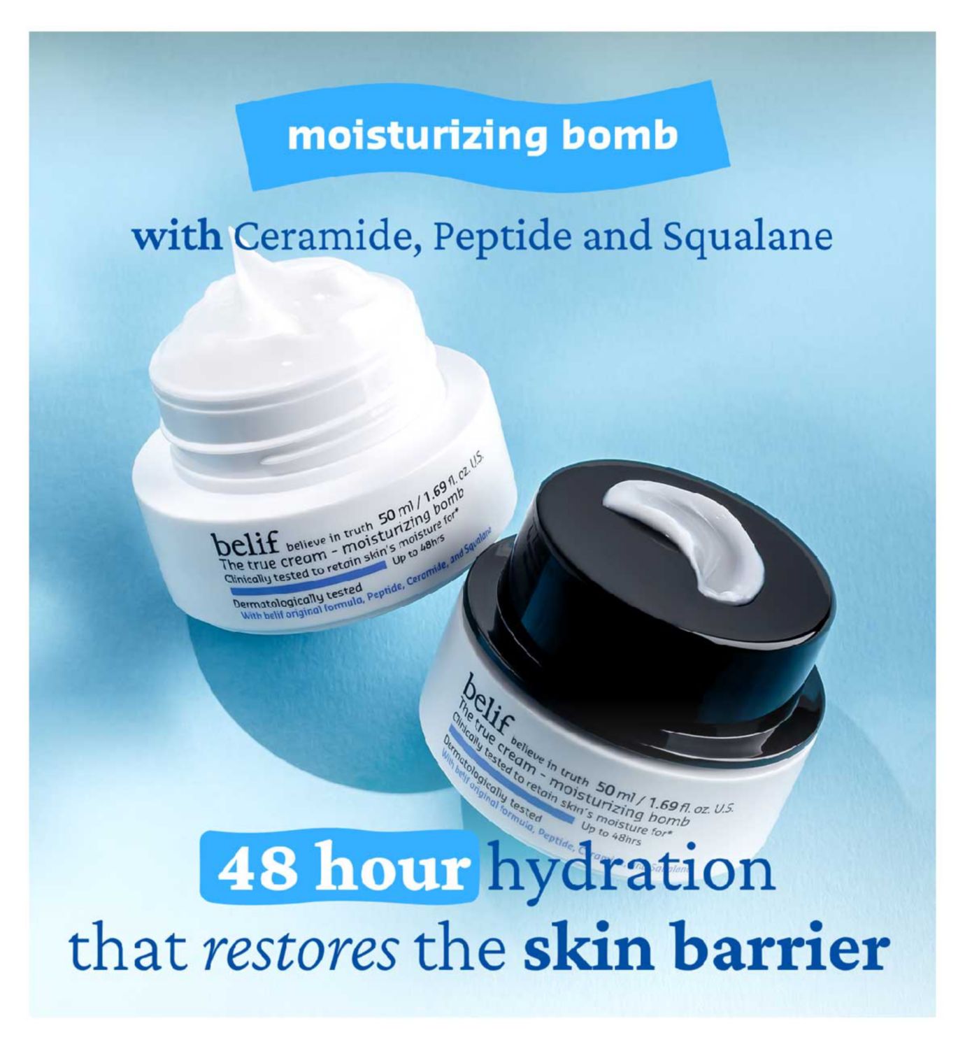 Belif True Cream Moisturizing Bomb 50ml - British product