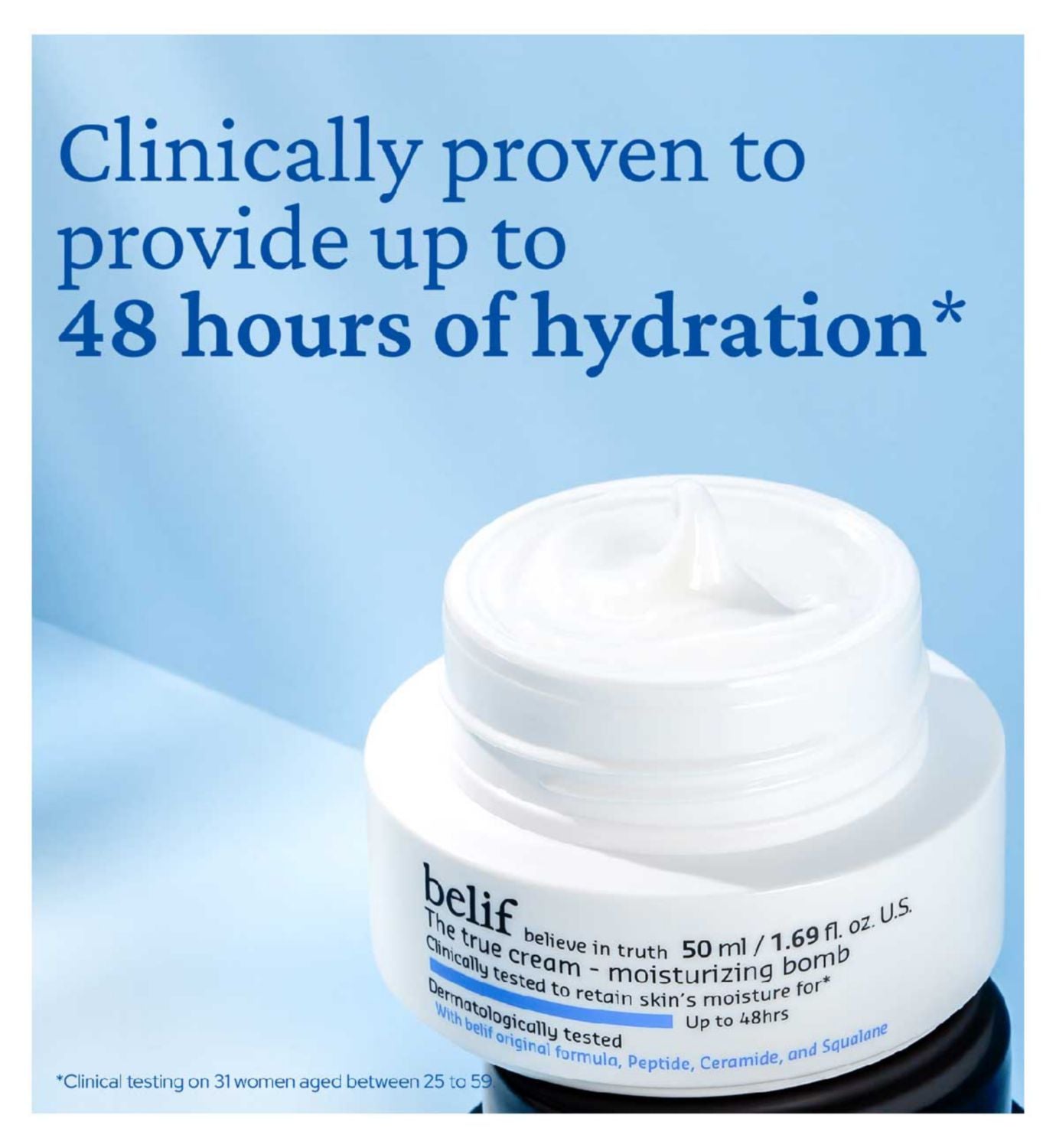Belif True Cream Moisturizing Bomb 50ml - British product