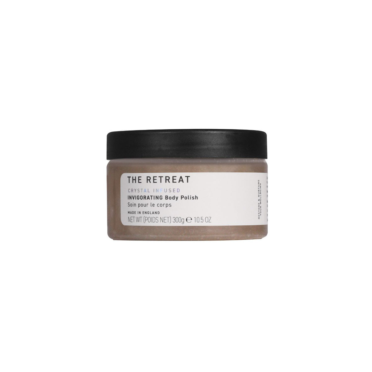 The Retreat Invigorating Body Polish 300g, imported from the UK