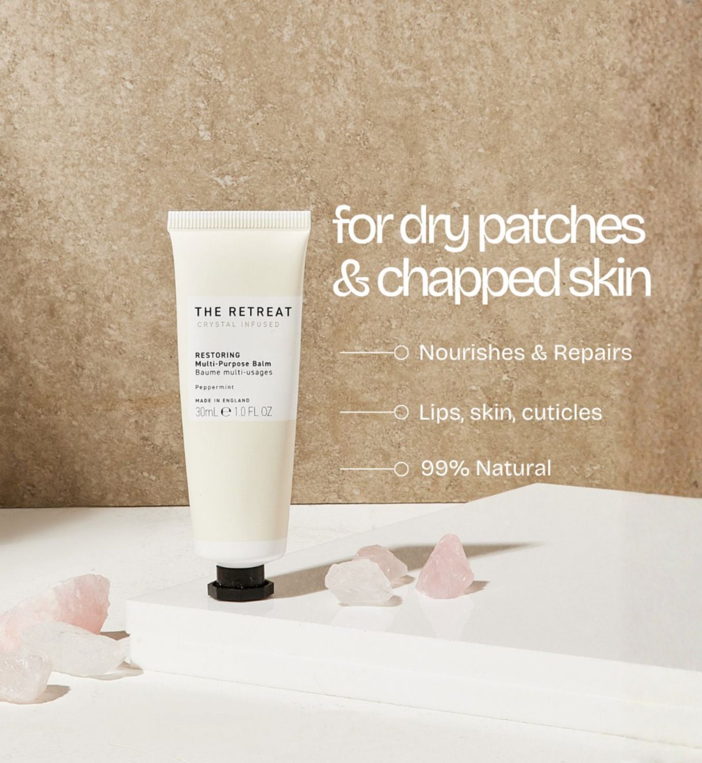 THE RETREAT Restoring Multi Purpose Balm 30ml - British product