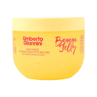 Boots Umberto Giannini Banana Jelly Anti-Frizz Strong Hold Styling Gel 475ml- Buy online at McGrocer