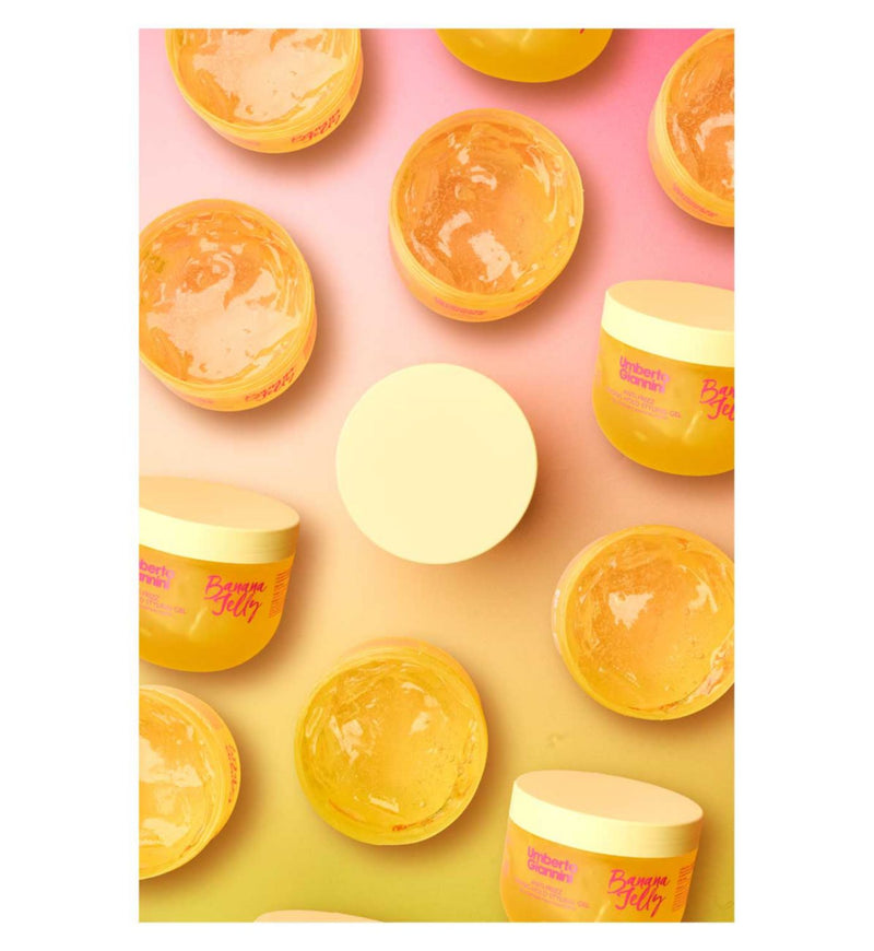 Umberto Giannini Banana Jelly anti-frizz styling gel 475ml, UK version