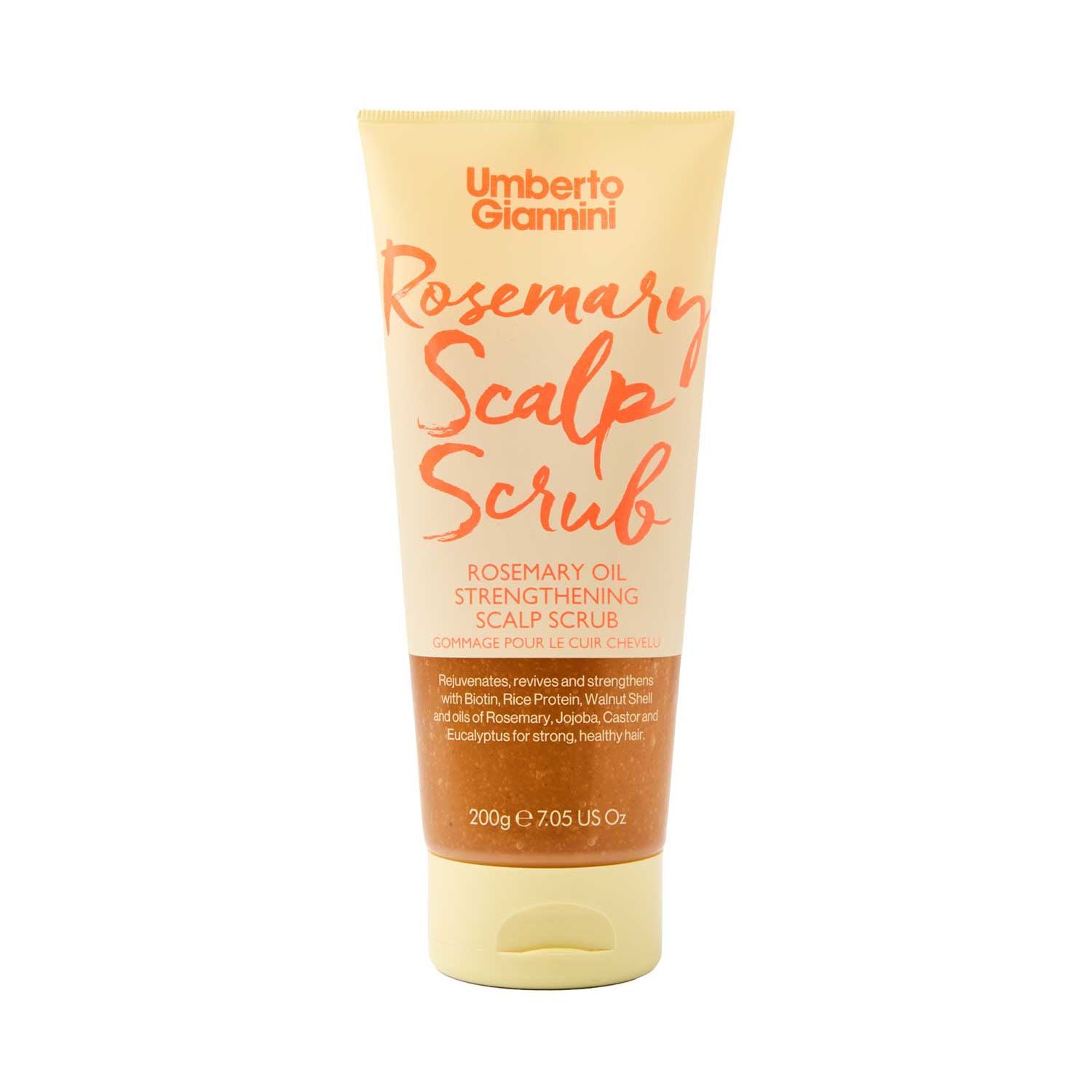 Umberto Giannini Rosemary Oil Strengthening Scalp Scrub 200ml, imported from the UK