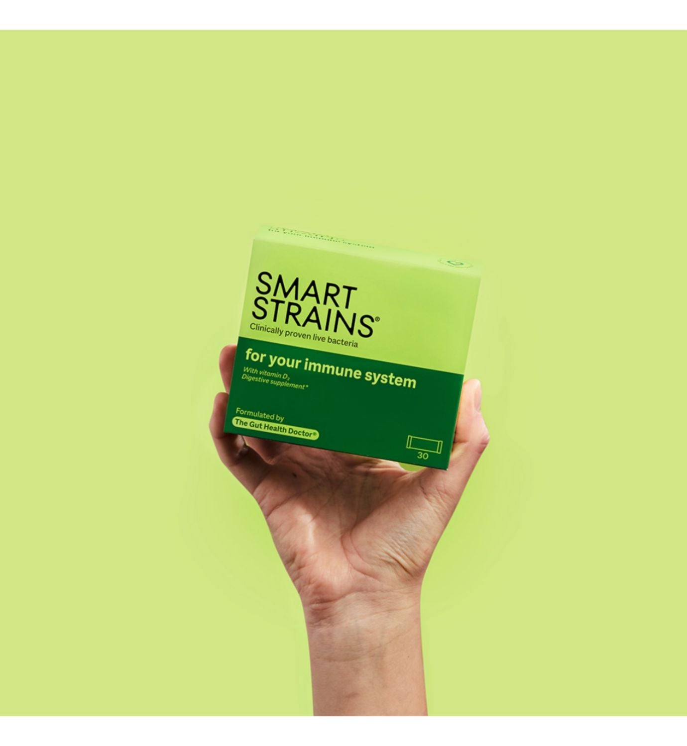Smart Strains Probiotic Immune and Digestive 30 Sachets, imported from the UK