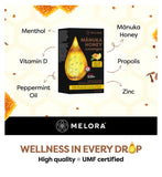 Melora Manuka Honey Lozenges Lemon Peppermint 12S, UK version