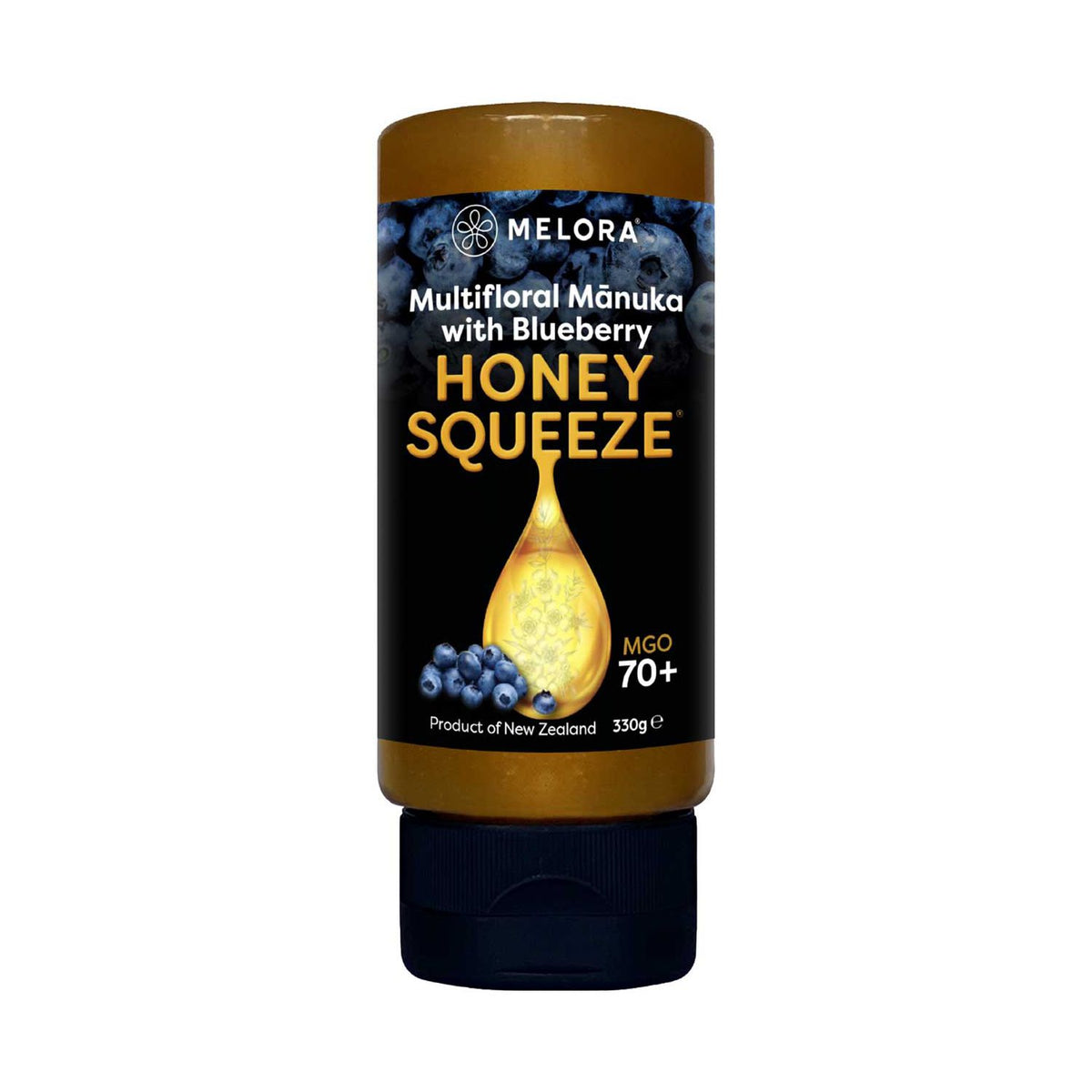 Melora Manuka honey blueberry squeeze 330g (British brand)