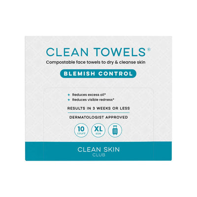 Boots Clean Skin Club Clean Towels Blemish Control Travel Face Towels 10ct- Buy online at McGrocer