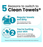Clean Skin Club face towels Blemish Control 50 count (British brand)