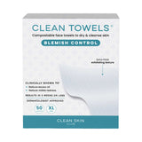 Clean Skin Club face towels Blemish Control 50 count (British brand)