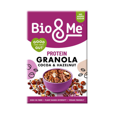 Tesco Bio&Me Cocoa & Hazelnut Protein Granola 360g- Buy online at McGrocer