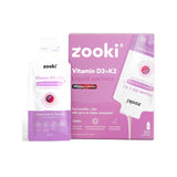 Zooki Vitamin D3 K2 mixed berry liquid sachets, UK version