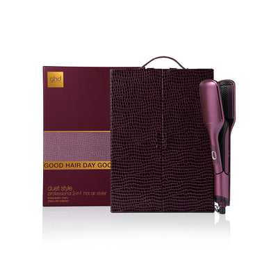 Boots ghd Duet 2-In-1 Hot Air Styler in Cherry Chic- Buy online at McGrocer
