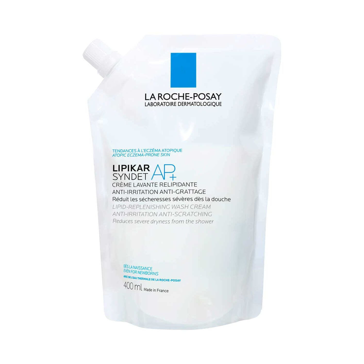 La Roche-Posay Lipikar Syndet AP+ refill pouch 400ml (British brand)