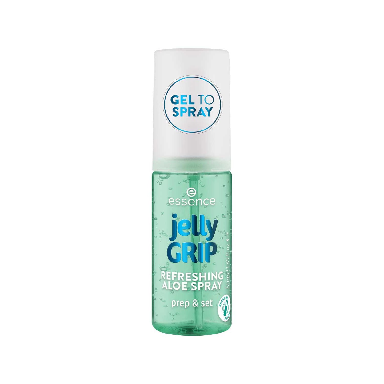 essence Jelly Grip Refreshing Aloe setting spray 50ml, imported from the UK