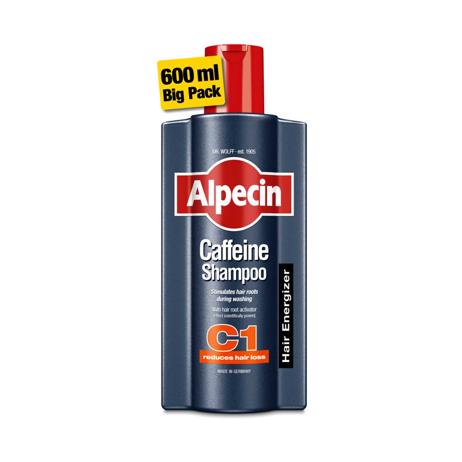 Alpecin Caffeine Shampoo 600ml, UK version