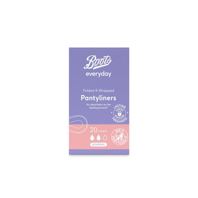 Boots Boots Everyday Wrapped Normal Panty Liners 20 Count- Buy online at McGrocer