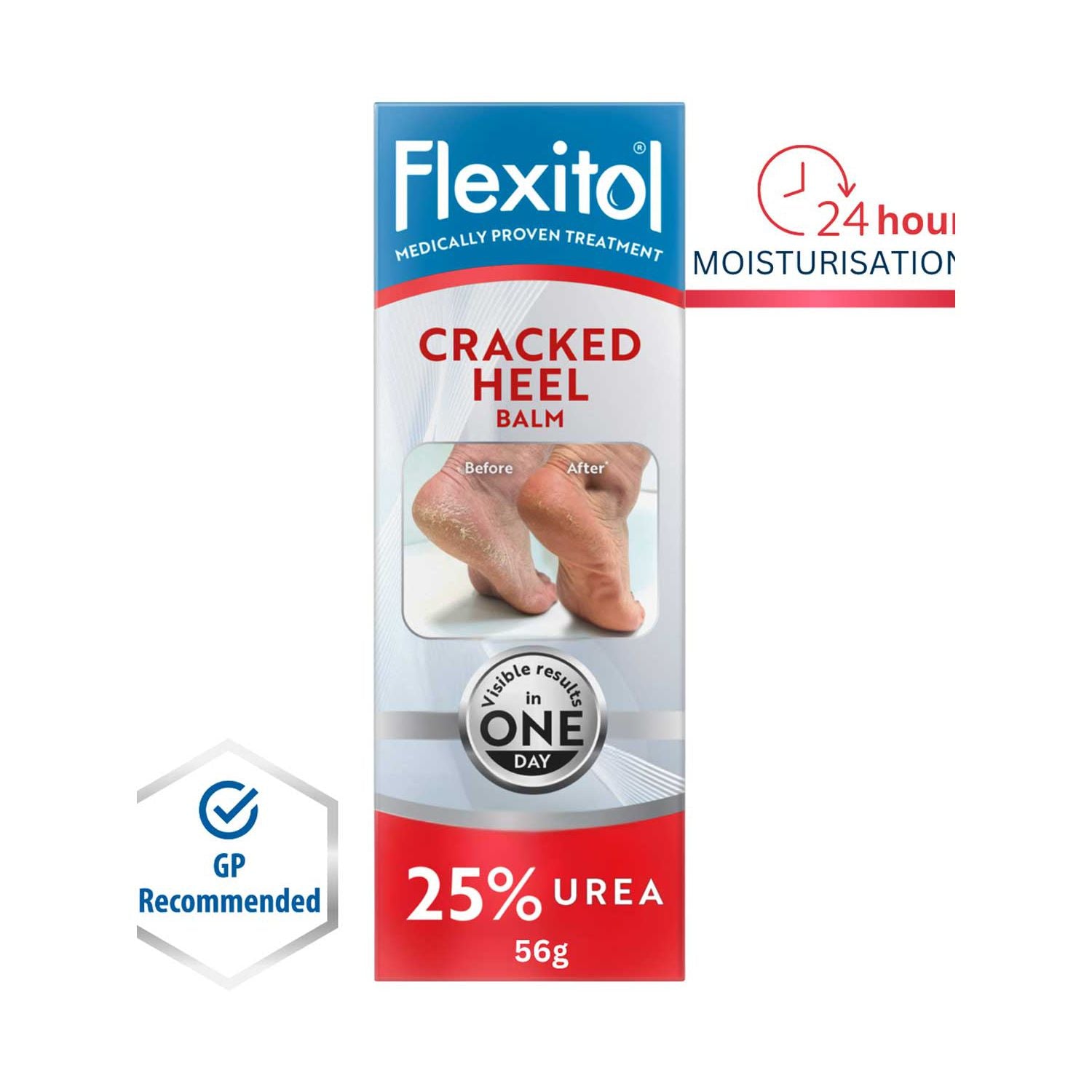 Flexitol cracked heel balm 56g, imported from the UK