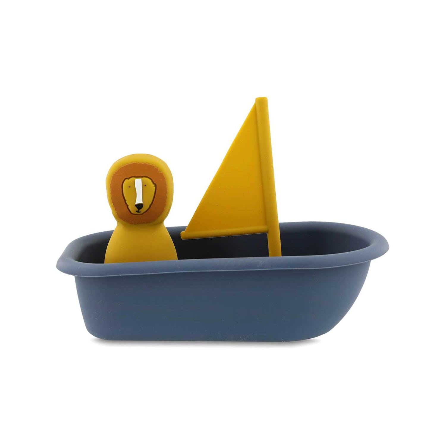 Trixie Mr Lion silicone sailboat bath toy, UK version