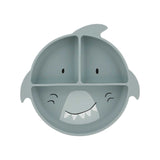 Trixie shark silicone divided plate - British product