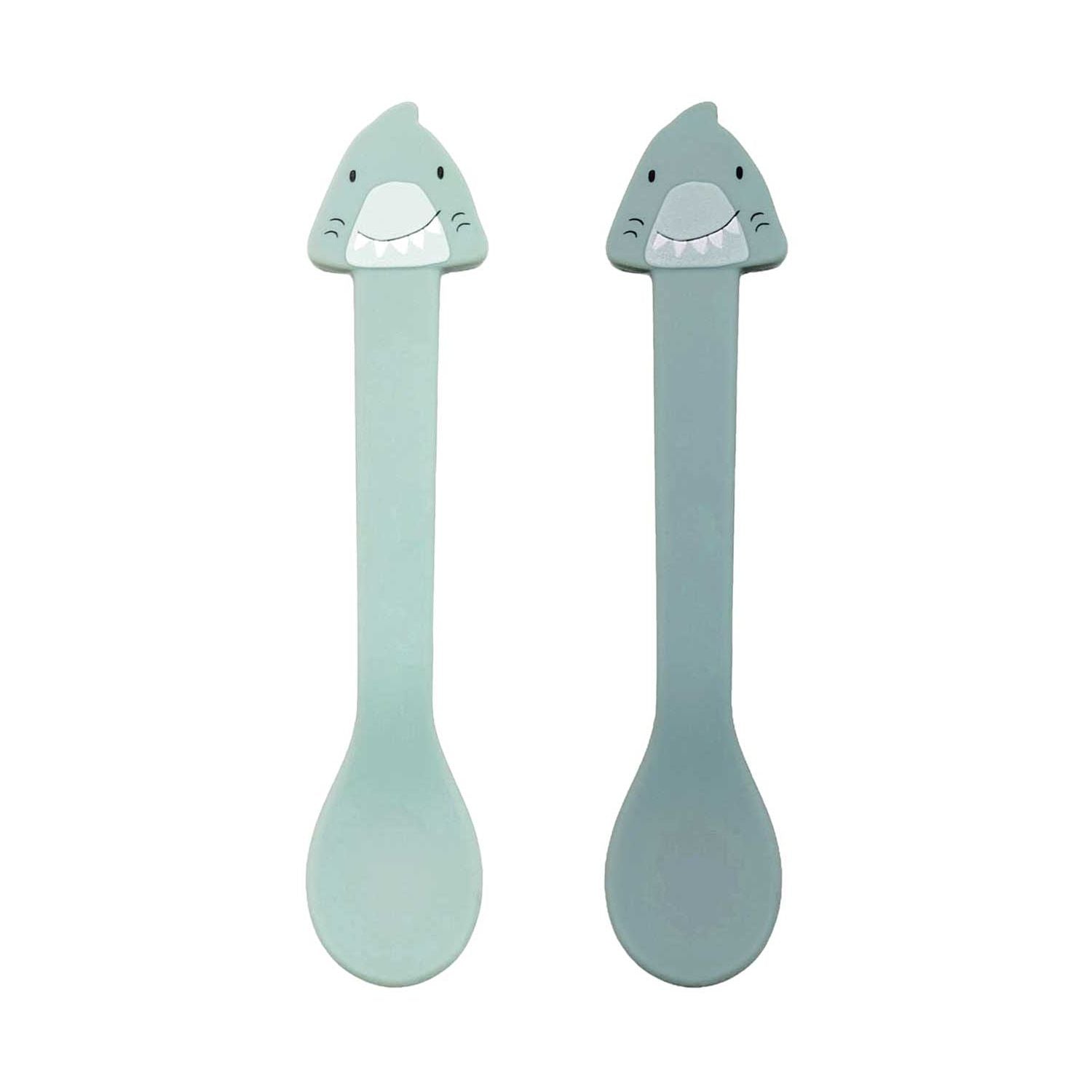 Trixie shark silicone spoon pack - British product