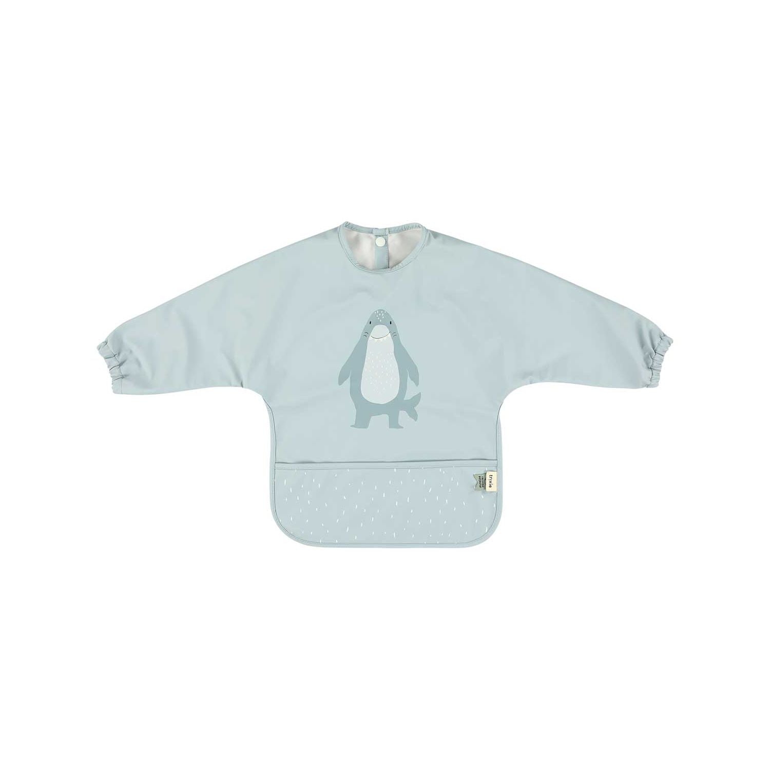 Trixie shark waterproof long sleeve bib, UK version