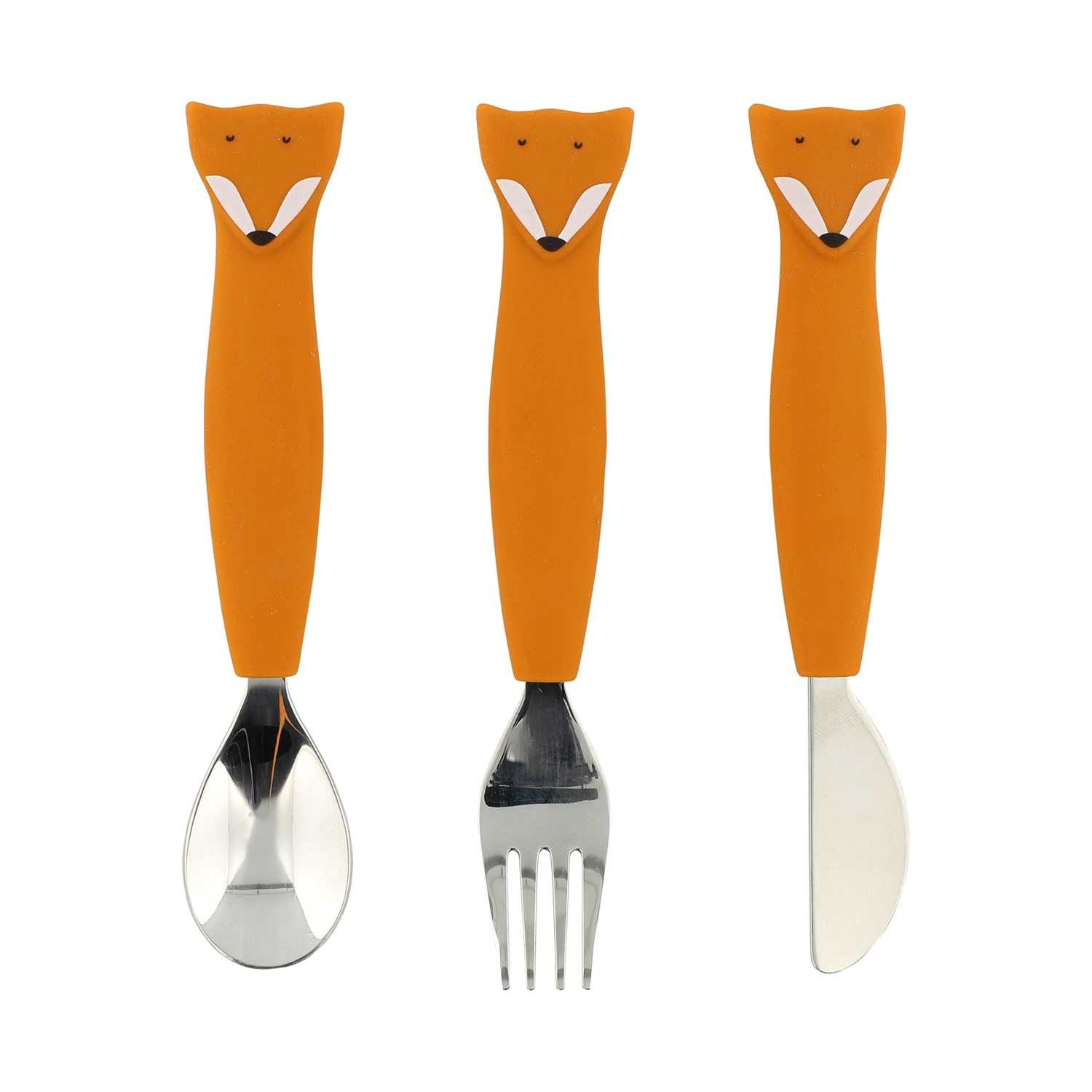 Trixie silicone cutlery set Mr Fox (British brand)