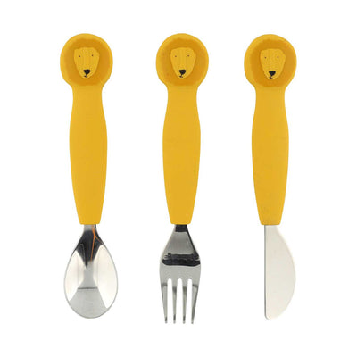 Boots Trixie Mr Lion Silicone Cutlery Set- Buy online at McGrocer