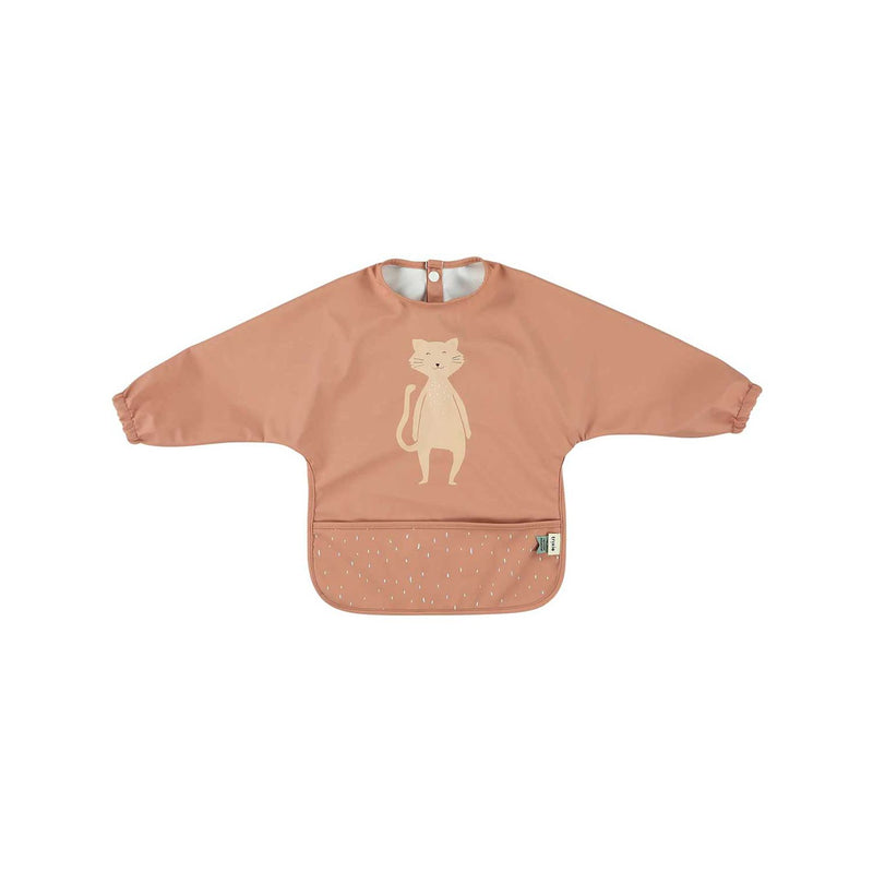 Trixie waterproof long sleeve baby bib, imported from the UK