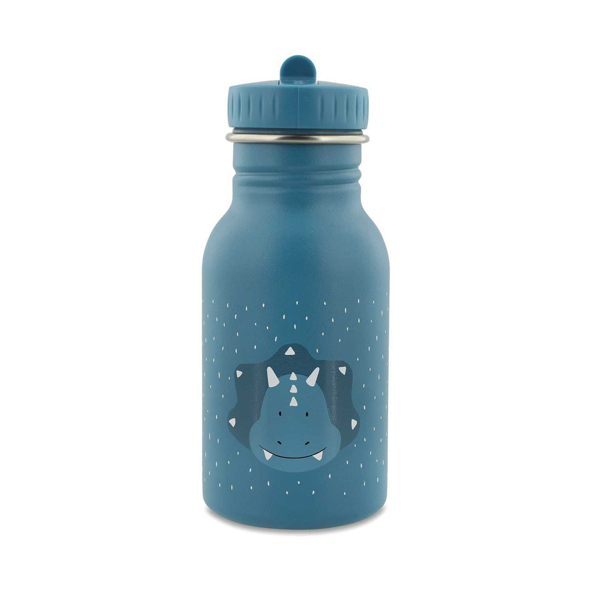 Trixie Triceratops 350ml stainless steel water bottle, UK version