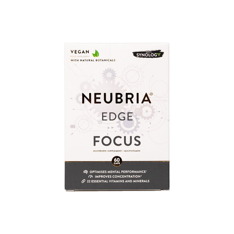Neubria Edge Focus multivitamin supplement capsules 60 - British product