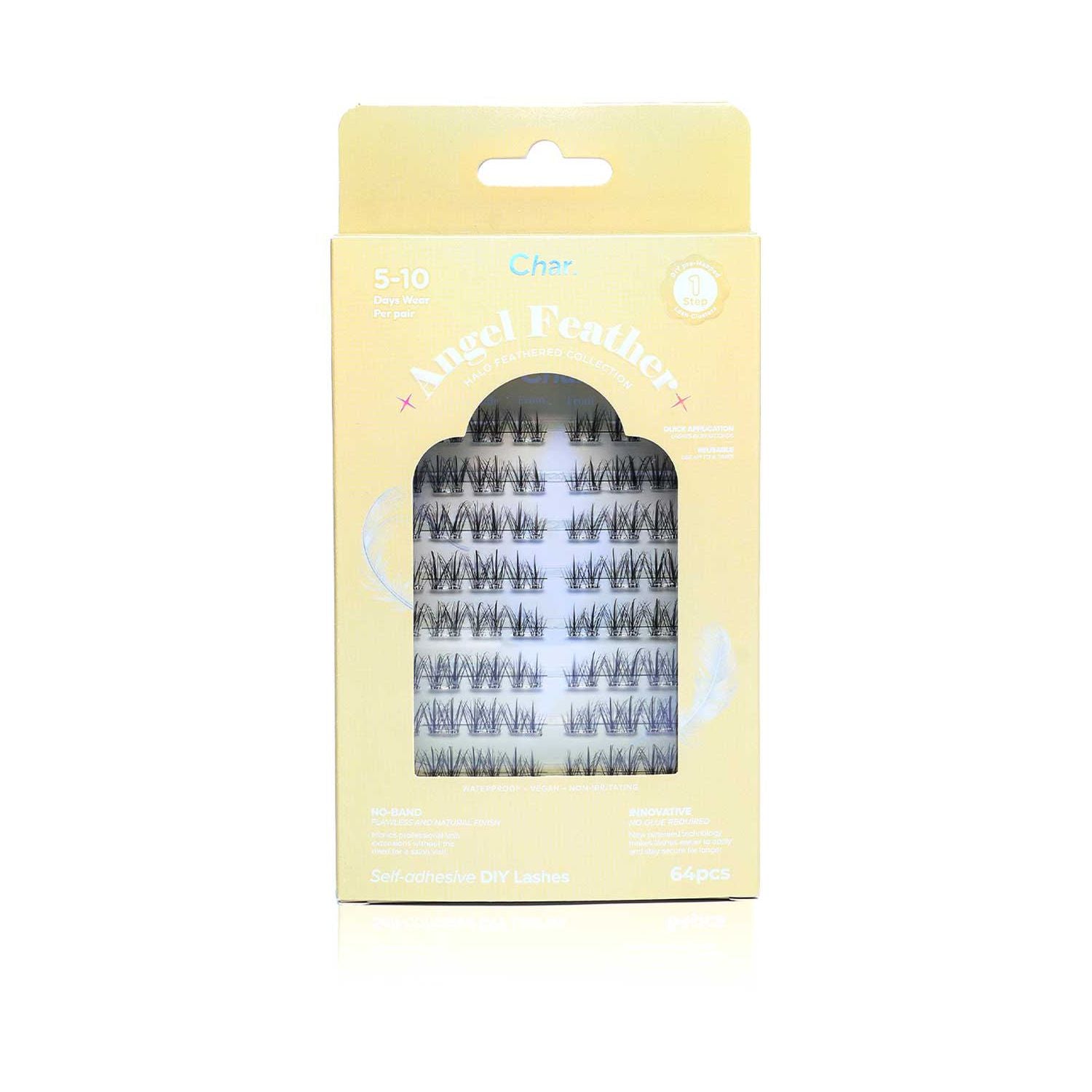 Char Halo feather lashes wisps 64s, UK version