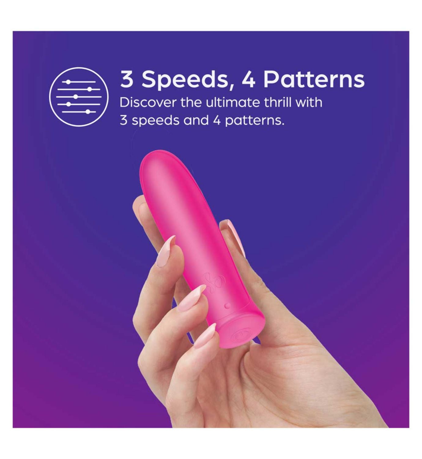 So Divine Wonder Bullet rechargeable silicone vibrator pink (British brand)