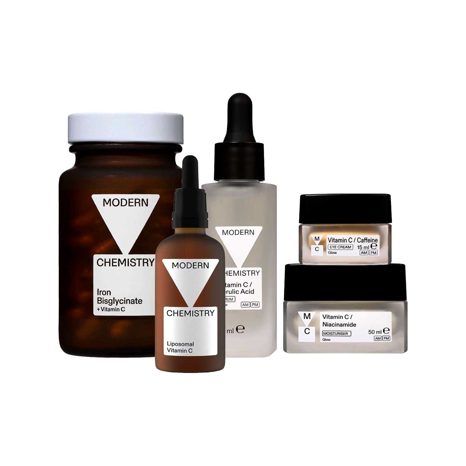 Modern Chemistry Vitamin C skincare and vitamins bundle, UK version