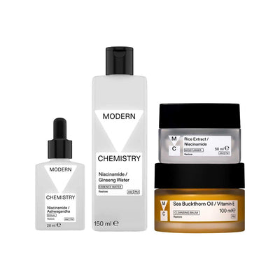 Boots Modern Chemistry Restore Skincare Bundle- Buy online at McGrocer