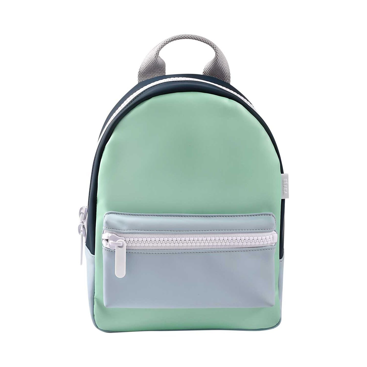 BEABA Faro baby backpack in Matcha Latte, imported from the UK