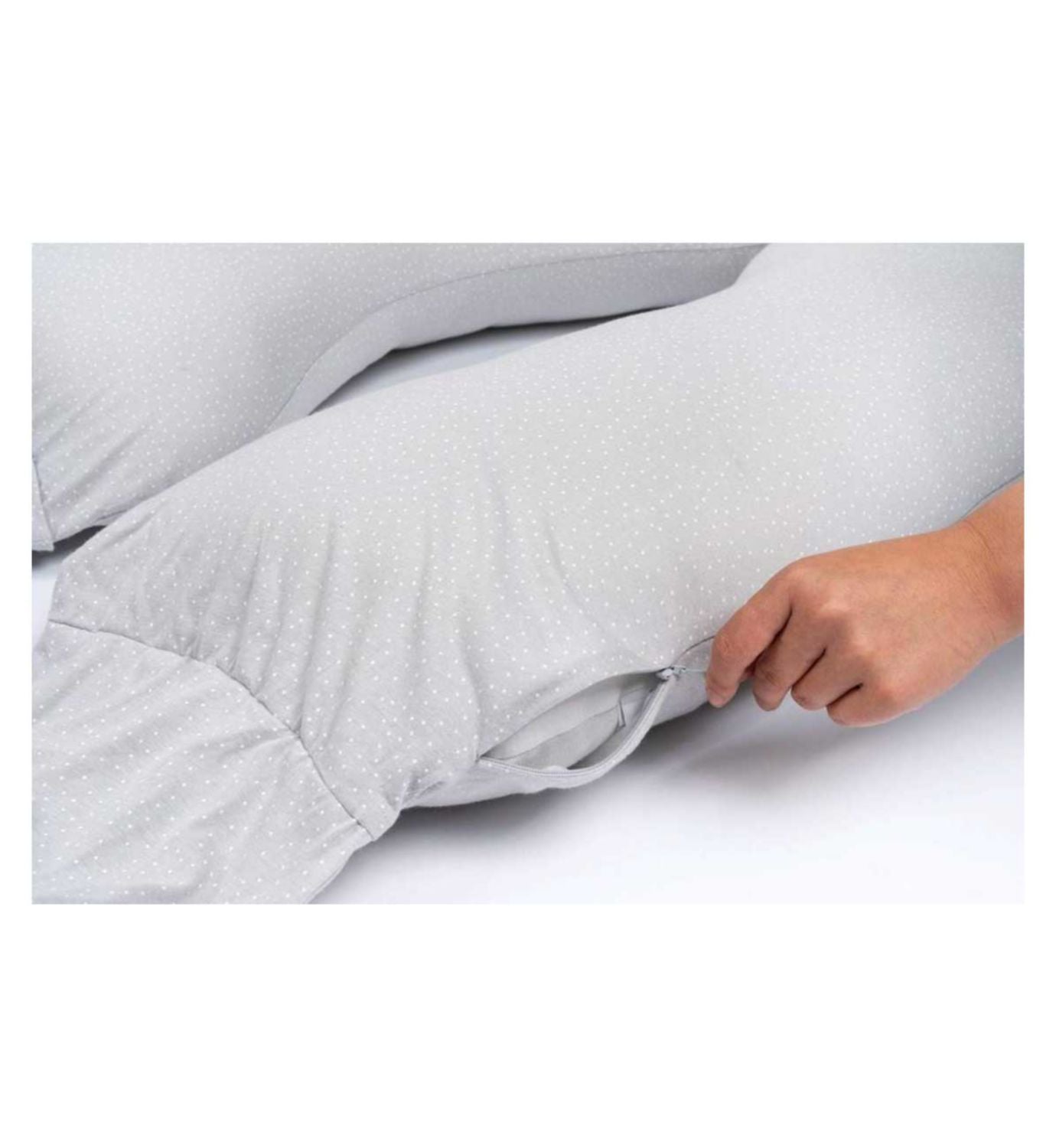 Doomoo maternity pillow Grey Dots XXL, UK version
