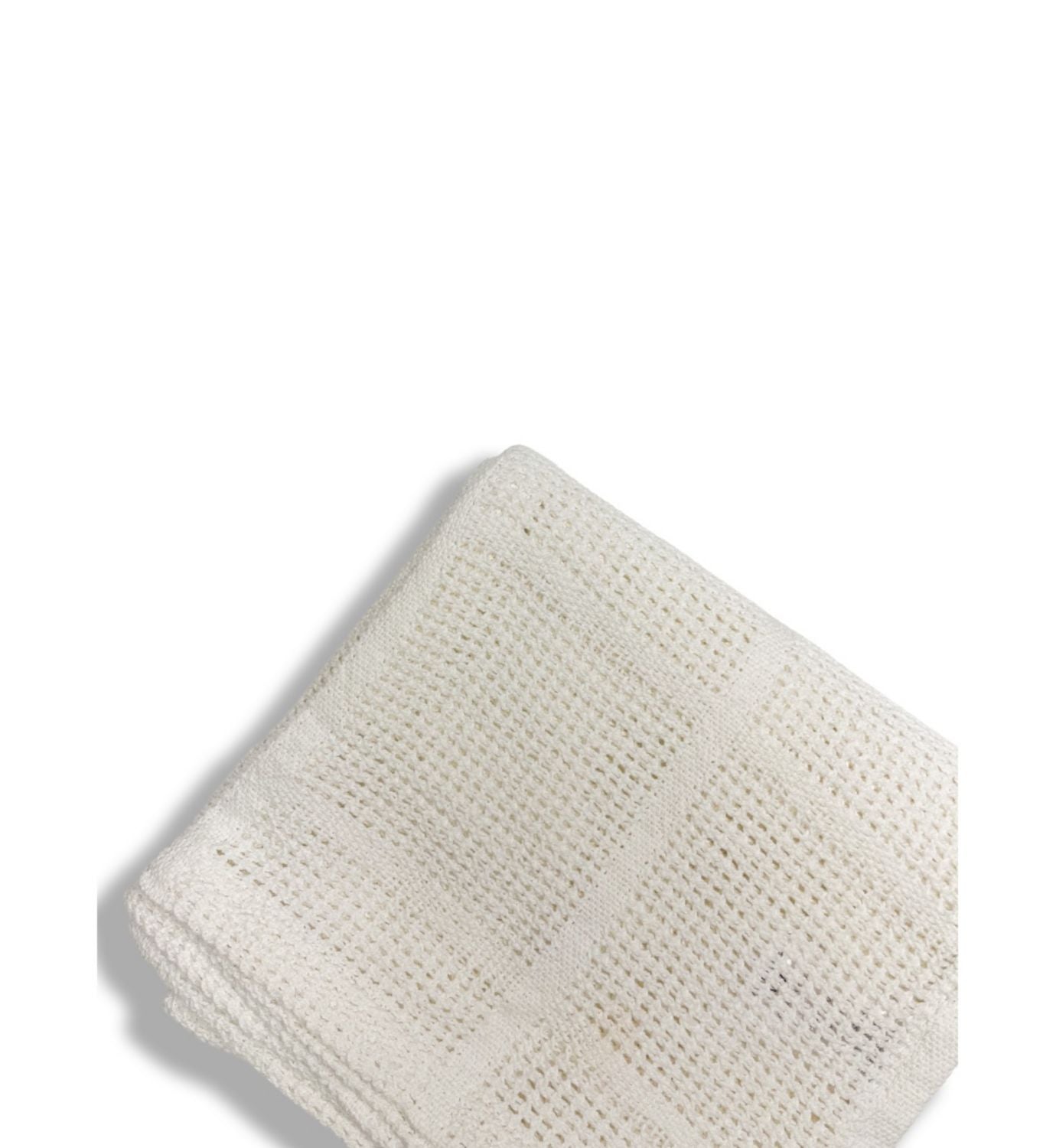 Maybe Baby white cellular baby blanket 90x70 cm, UK version