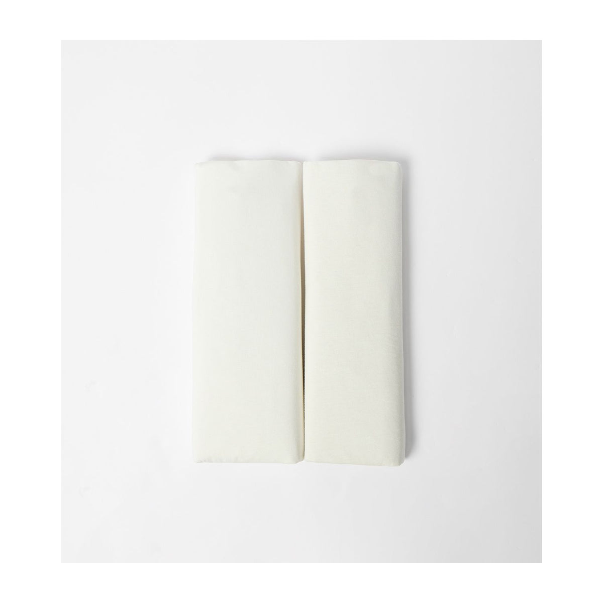 Maybe Baby white fitted cot bed sheets 2-pack, imported from the UK