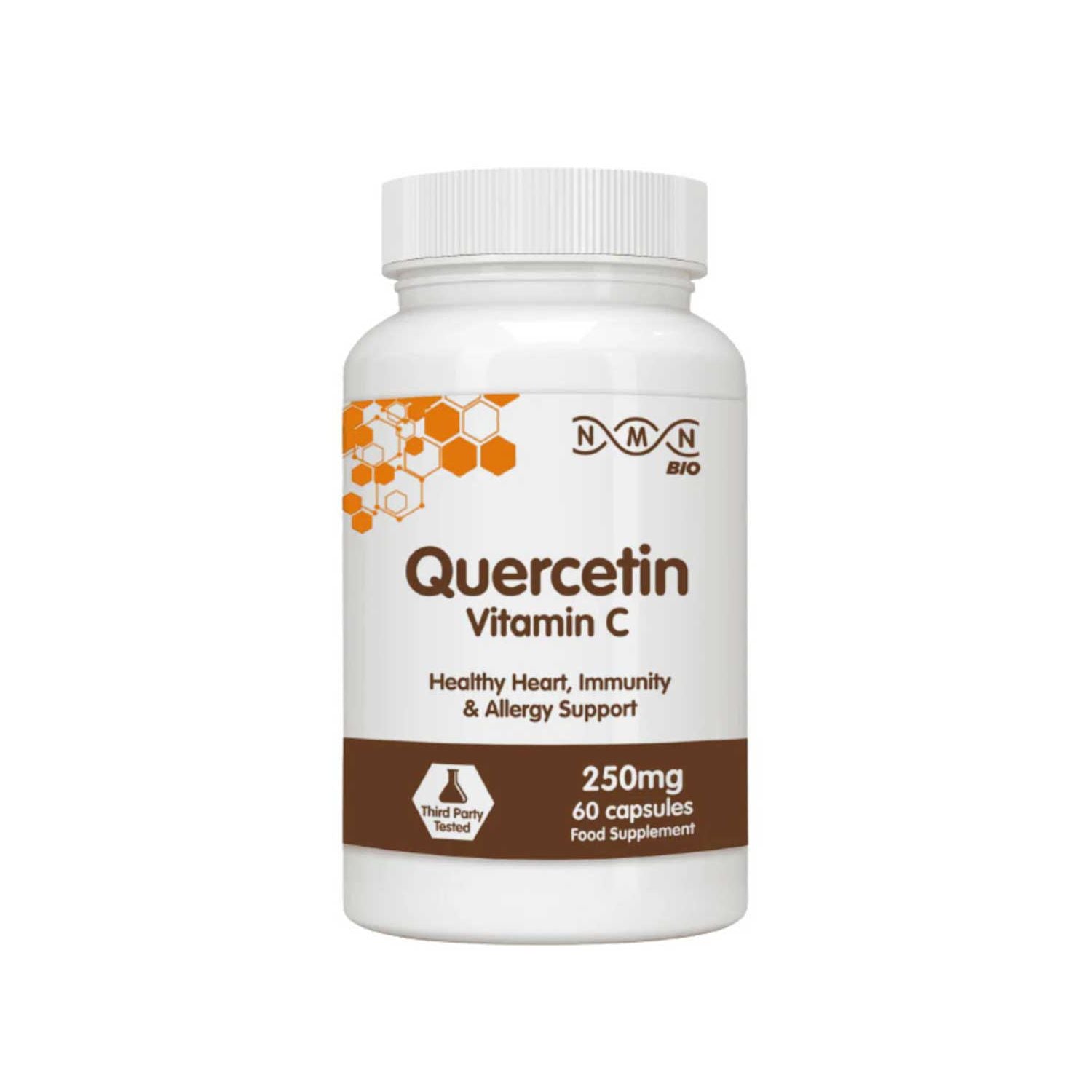 NMN Bio Quercetin with Vitamin C 250mg 60 capsules, UK version