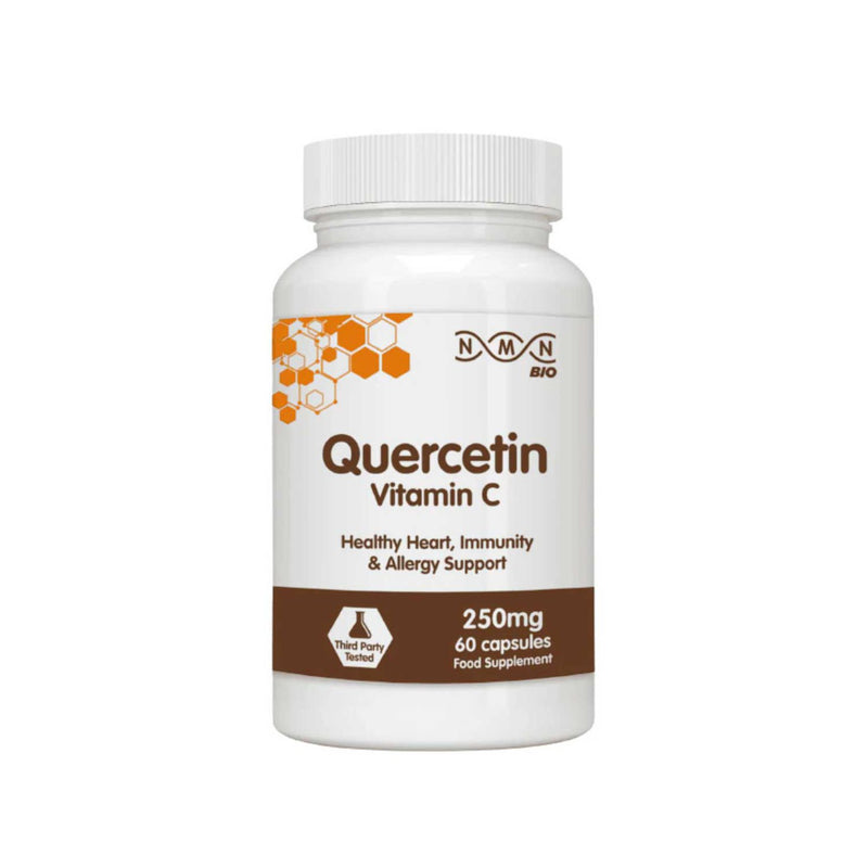 NMN Bio Quercetin with Vitamin C 250mg 60 capsules, UK version