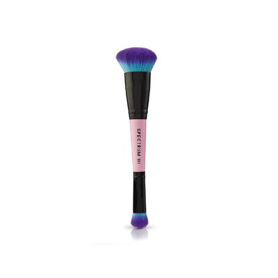 Boots Spectrum D01 Foundation and Concealer Base Dual Ended Makeup Brush- Buy online at McGrocer