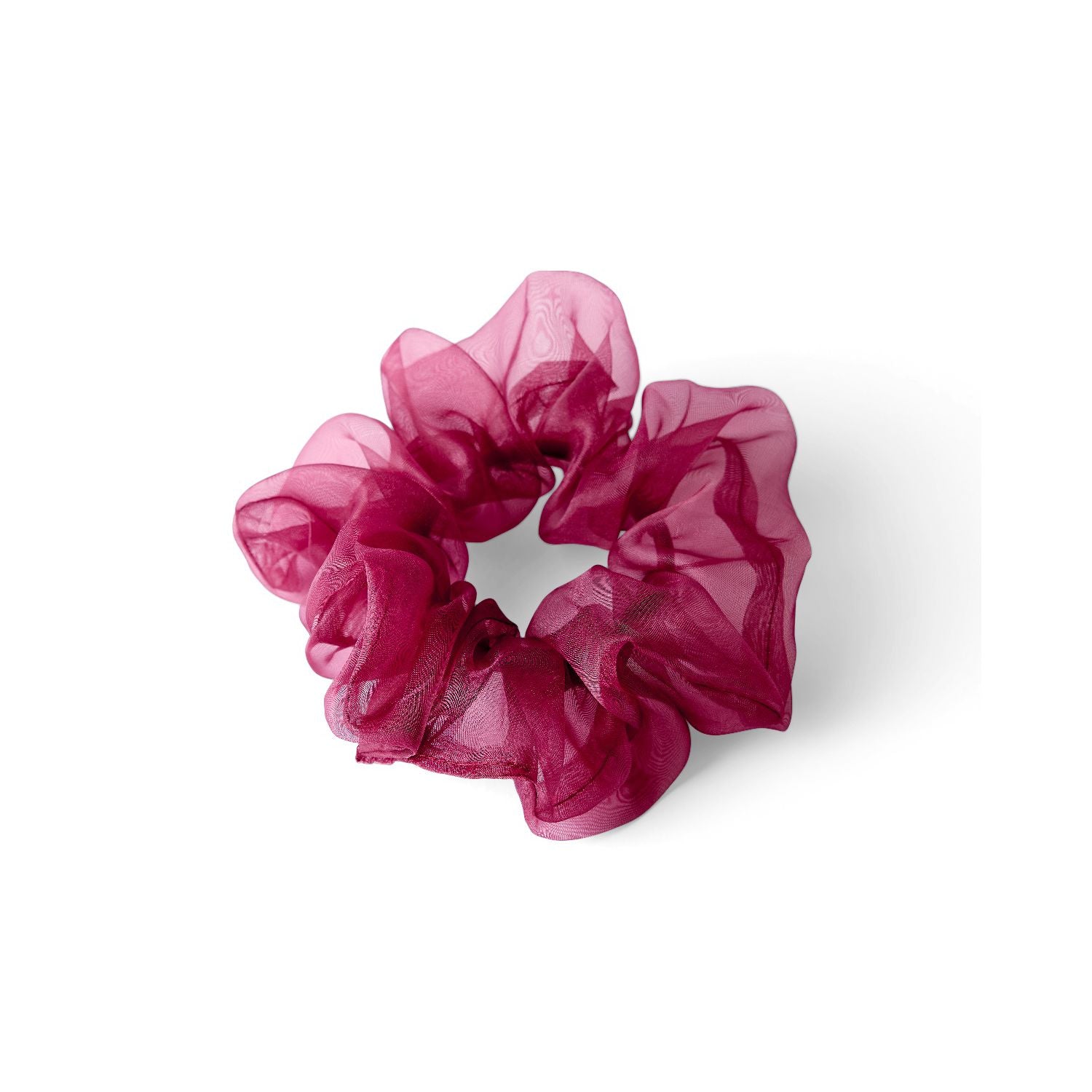 Boots mesh hair scrunchie in cherry (British brand)
