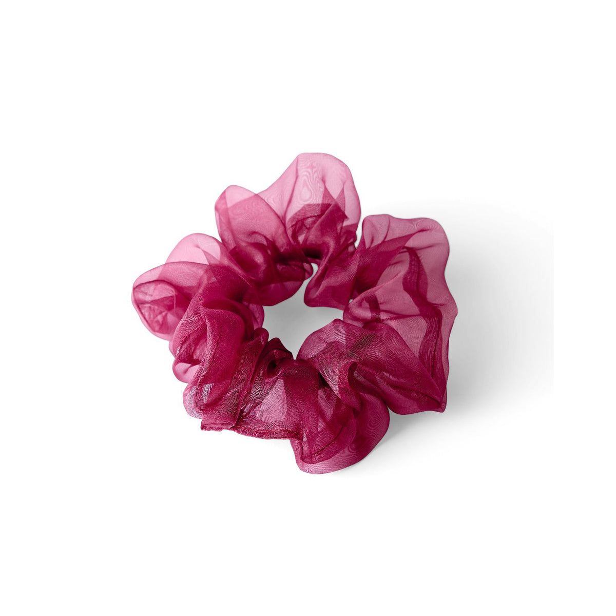 Boots mesh hair scrunchie in cherry (British brand)