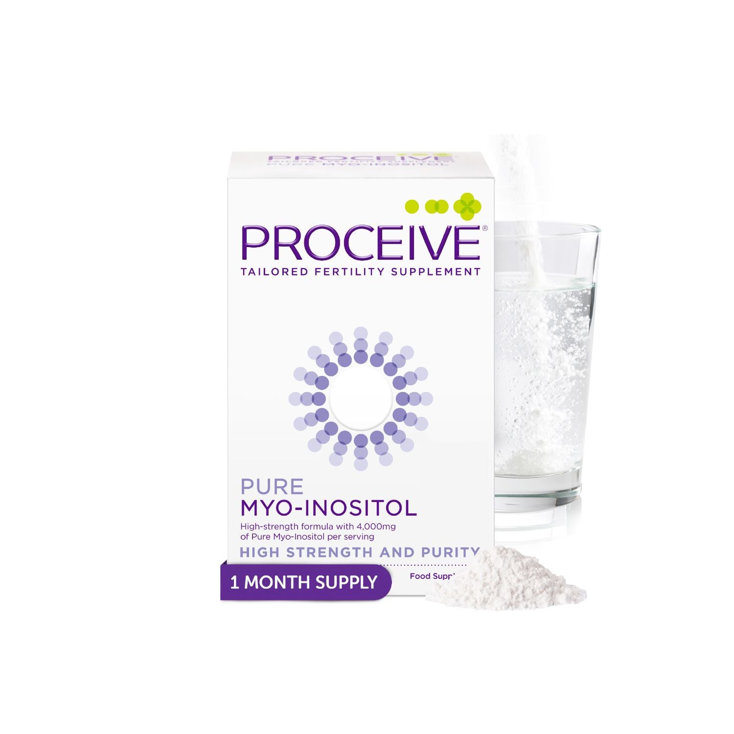 Proceive Myo Inositol powder sachets 30 pack - British product
