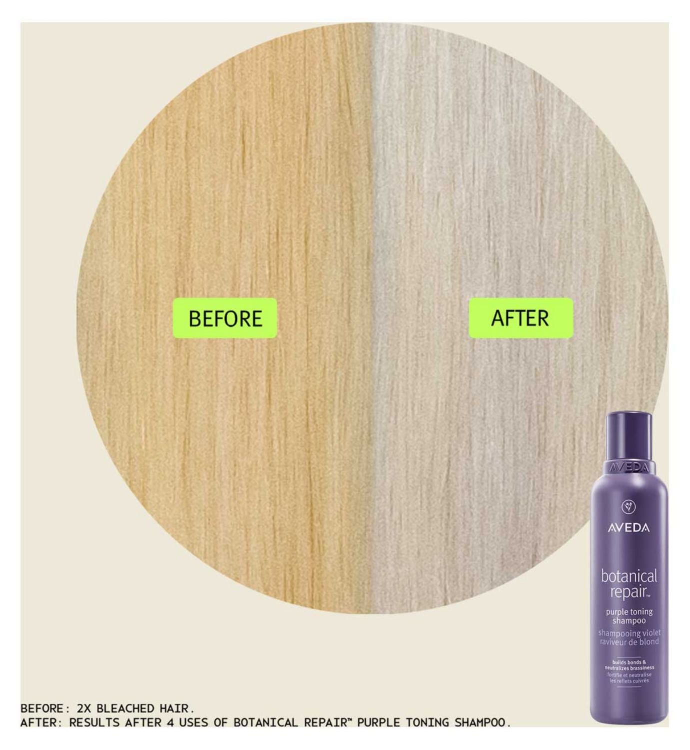 AVEDA purple toning shampoo 200ml, imported from the UK