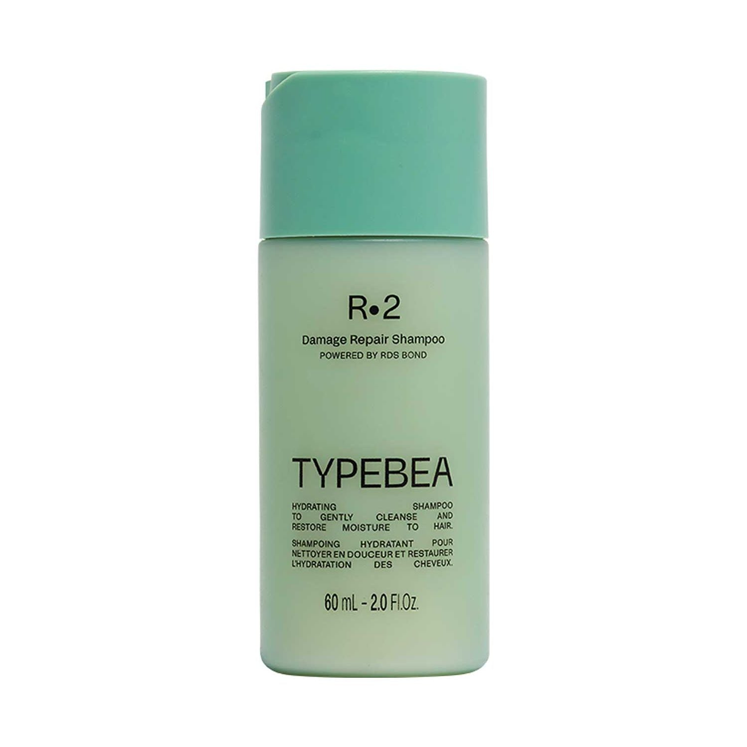 TYPEBEA Mini R2 damage repair shampoo 60ml, imported from the UK